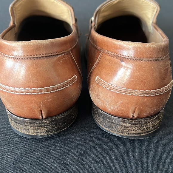 Salvator Ferragamo men’s light brown leather loafers - Picture 7 of 7